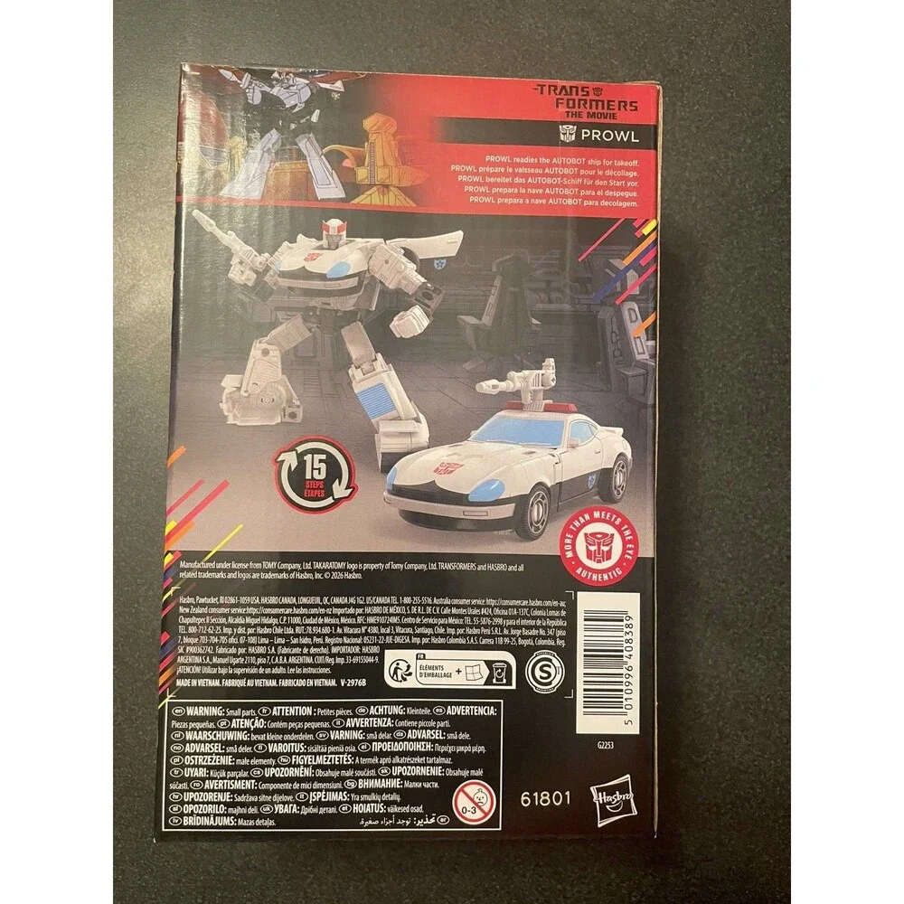 Hasbro Transformers the Movie Prowl Studio Series 86 Deluxe MTMTE Figure